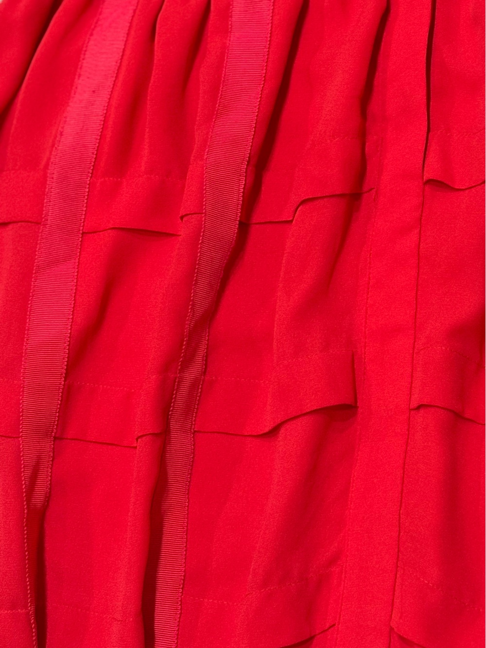 Sachin &‎ Babi Red Sleeveless Tiered Casual Dress Collared Party SIZE 12 - Picture 8 of 11